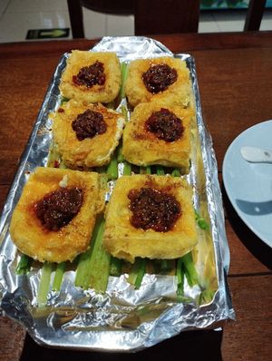 Tofu at Fu Hui Ci Yuan Vegetarian Restaurant in Beijing