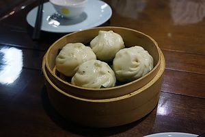 vegetable steamed buns at Fu Hui Ci Yuan Vegetarian Restaurant in Beijing