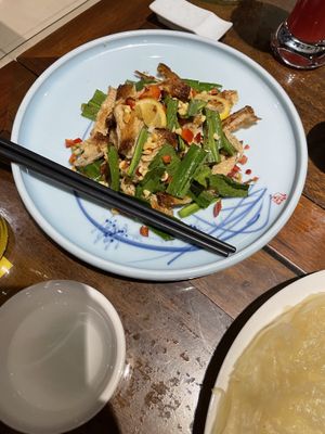 Shredded chickenn  at Fu Hui Ci Yuan Vegetarian Restaurant in Beijing