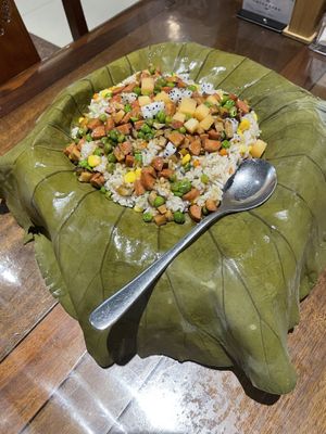 Fried ricee  at Fu Hui Ci Yuan Vegetarian Restaurant in Beijing