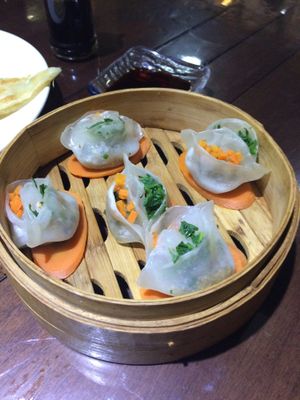 Dumplings at Fu Hui Ci Yuan Vegetarian Restaurant in Beijing