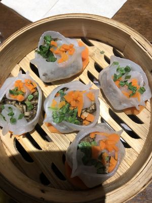 Dumplings  at Fu Hui Ci Yuan Vegetarian Restaurant in Beijing