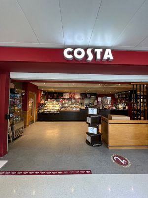Exterior inside hospital at Costa Coffee - Maidstone Hospital in Maidstone