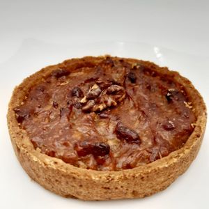Perigord walnut tart at Avec&Sans in Perigueux