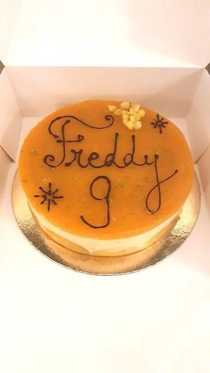 Manguier (as a fraisier, but with fresh mango) at Avec&Sans in Perigueux