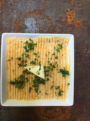 Mashed patatoes with quorn at 22b in Antwerpen