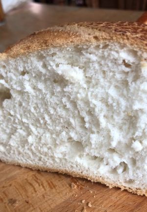 Gluten-free vegan white loaf at Craft Coffee & Pastry in Amsterdam