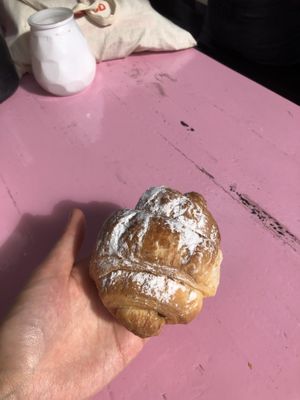 chocolate croissant  at Craft Coffee & Pastry in Amsterdam