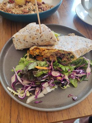 Cauliflower flatbread at Seasalt Cafe and Deli in Cobh