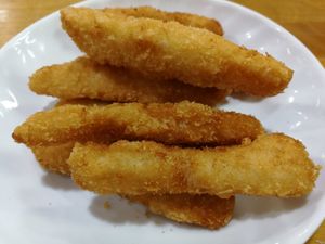 vegan 'fish fingers' at Amagi Queen - 天城女王 in Hualien