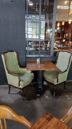 Library area past bar at Alloy Kitchen in Bellefonte