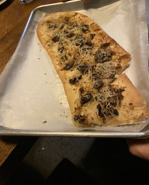 Truffle pinsa.   at Alloy Kitchen in Bellefonte