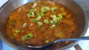 Vegetable Curry at Cafe Spice in Newcastle Upon Tyne