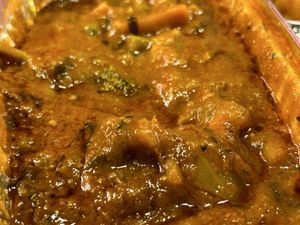 Veggie-table Jhal Jhul   at Cafe Spice in Newcastle Upon Tyne