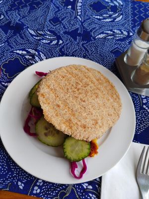 Pom sandwich at The Old Soul in Amsterdam