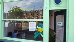 Front entrance at The Old Soul in Amsterdam