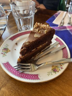 This cake was delicious   at The Old Soul in Amsterdam