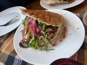 Pita rendang   at The Old Soul in Amsterdam