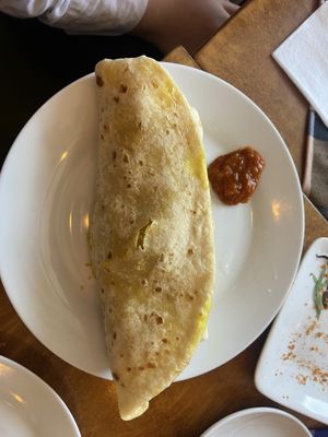 Roti wrap (very tasty)  at The Old Soul in Amsterdam