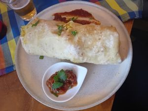 Roti roll at The Old Soul in Amsterdam