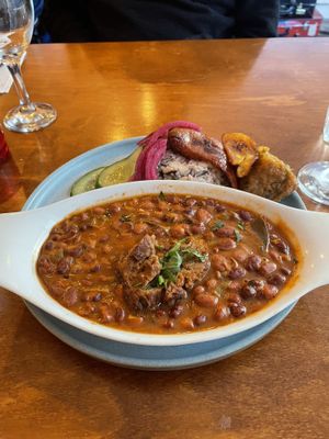 Brown beans and rice (wild rice is extra)  at The Old Soul in Amsterdam