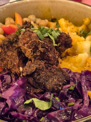 Cinnamon plantain delicious at The Old Soul in Amsterdam