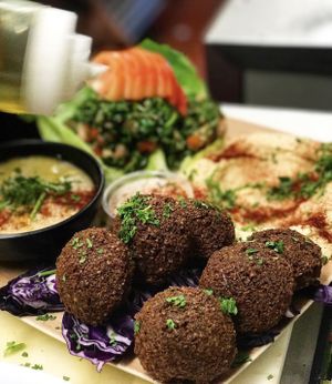 PlantBasedFatKid!  at Kareem's in Anaheim