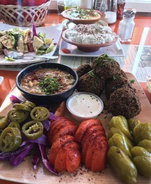 Lunch is served :p at Kareem's in Anaheim