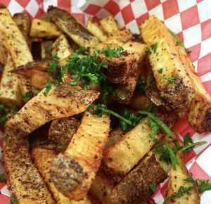 The best Mediterranean fries I’ve had at Kareem's in Anaheim