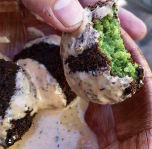 I love the tahini sauce here  at Kareem's in Anaheim