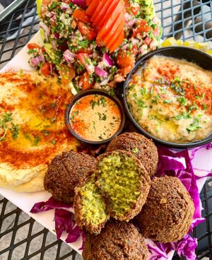 PlantBasedFatKid at Kareem's in Anaheim