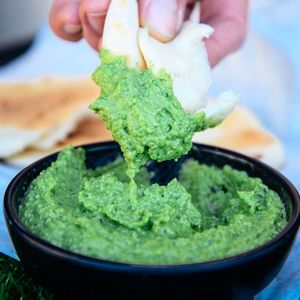 Cilantro Lime Hummus!  at Kareem's in Anaheim