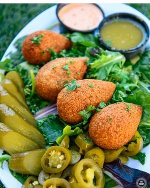 Vegan Kibbeh Rolls  at Kareem's in Anaheim