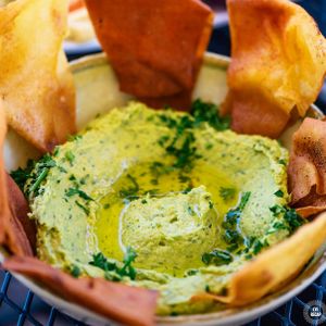 Cilantro Lime Hummus  at Kareem's in Anaheim