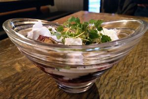 Vegan Limencello Mess at The Plume Of Feathers in Sherborne