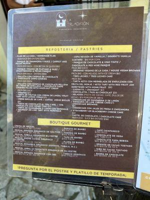   at La Tradición in Palenque