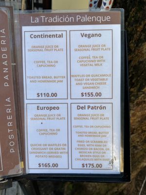   at La Tradición in Palenque