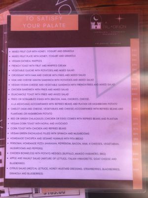   at La Tradición in Palenque