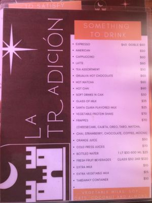   at La Tradición in Palenque