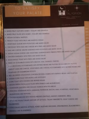  at La Tradición in Palenque