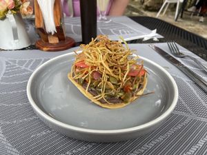  Tostada  at La Tradición in Palenque