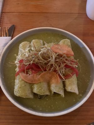 Enchiladas   at La Tradición in Palenque
