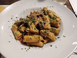Fungosa rigatoni at ImPasta in Valletta