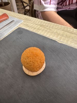 The vegetarian appetizer   at La Bottega in Nerja
