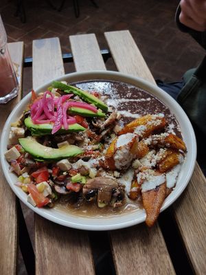 Tofu Scrambled at Hierba Santa in Tuxtla Gutierrez