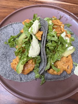 Tacos with mushrooms   at Hierba Santa in Tuxtla Gutierrez