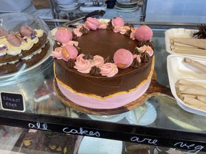 Carrot cake at The Cardamom Pod in Southport