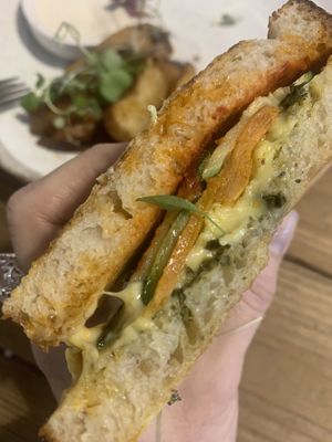 Gourmet Toastie at The Cardamom Pod in Southport