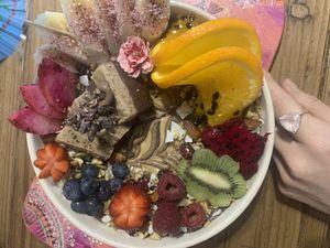 Snickers açai bowl at The Cardamom Pod in Southport