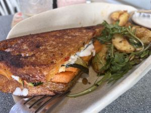 Toastie - superb!  at The Cardamom Pod in Southport